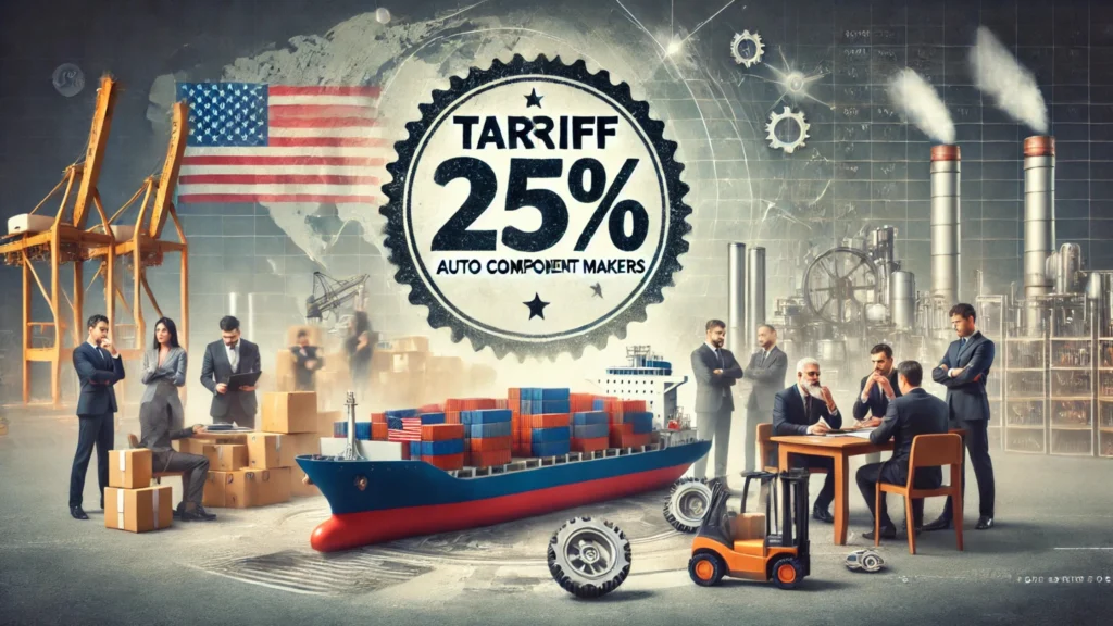 "US Imposes 25% Tariff on Indian Auto Parts: Industry Faces Major Impact"