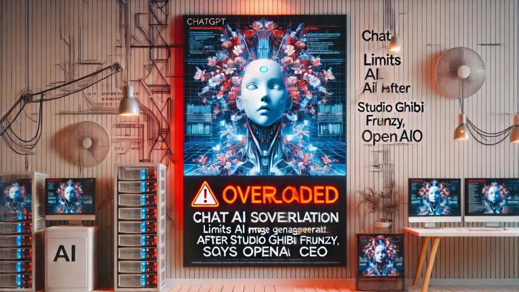 "ChatGPT Limits AI Image Generation After Studio Ghibli Frenzy, Says OpenAI CEO"