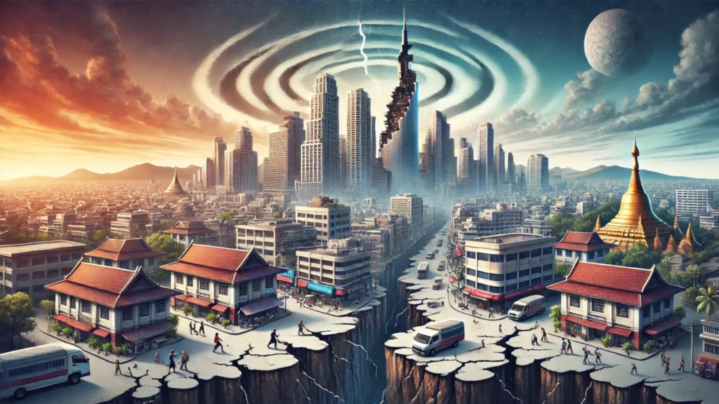 "Massive Earthquake Strikes Myanmar, Sending Shockwaves Across Bangkok"