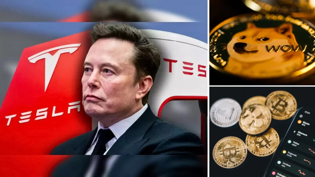 Elon Musk's Dogecoin trouble pulls Tesla down