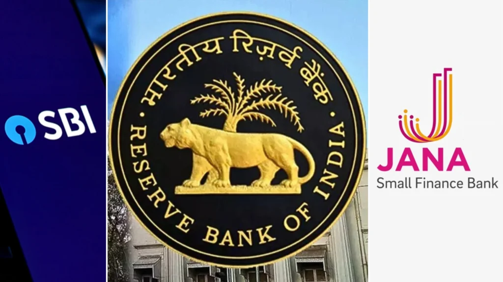 Bank Penalty: RBI Fines SBI and Jana Small Finance Bank for Rule Breaches