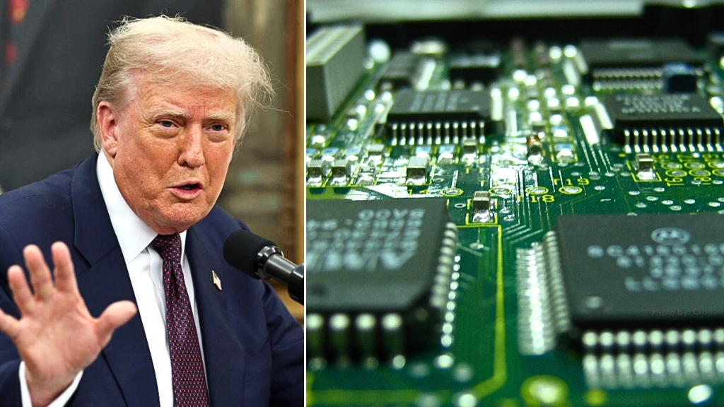 Semiconductor Chip Wars Begin! Trump Plans 100% Tariff on Imported chips