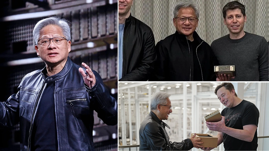 Nvidia CEO Personally Delivers Supercomputers to Elon Musk and Sam Altman