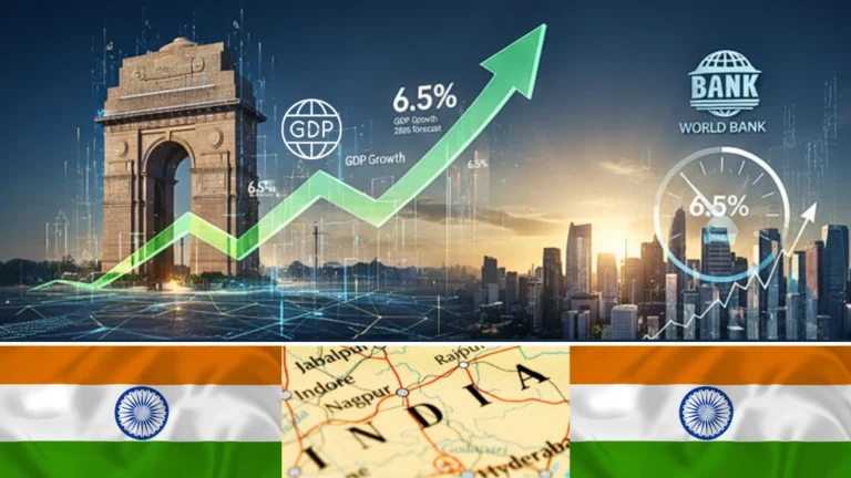 India GDP Growth 2026 forecast raised to 6.5% by World Bank