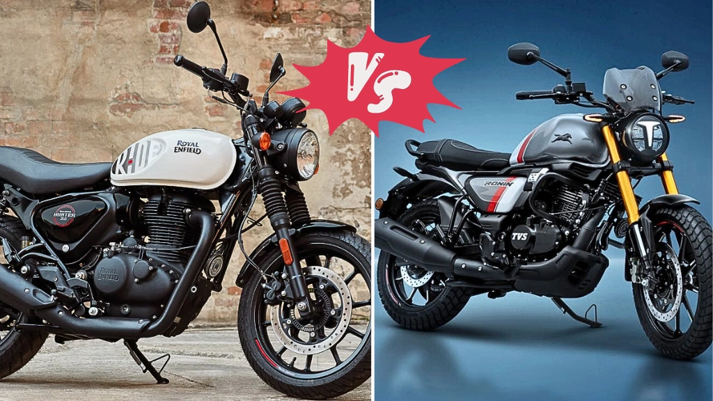Royal Enfield Hunter 350 vs TVS Ronin: Which Bike Wins the City Ride?