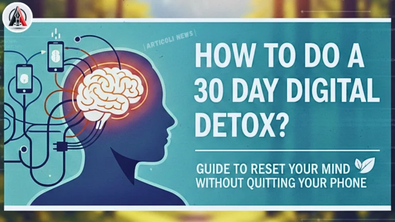 How to do 30 Day Digital Detox? Realistic Guide to Reset Your Mind Without Quitting Your Phone