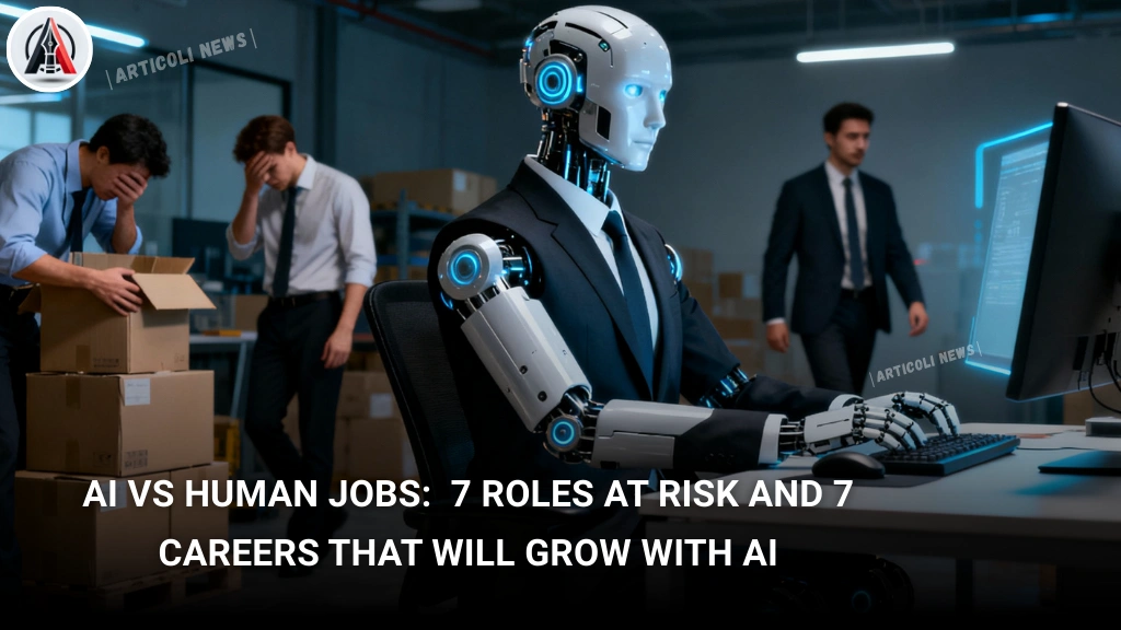 AI vs Human Jobs: 7 Roles at Risk and 7 Careers That Will Grow with AI