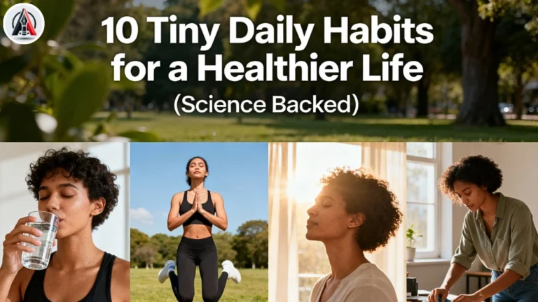 10 Tiny Daily Habits for a Healthier Life (Backed by Science, Not Wellness Trends)