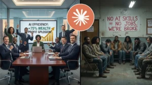 Irina Ghose, Managing Director of Anthropic India, discussing AI inequality and the 2026 Economic Index report.