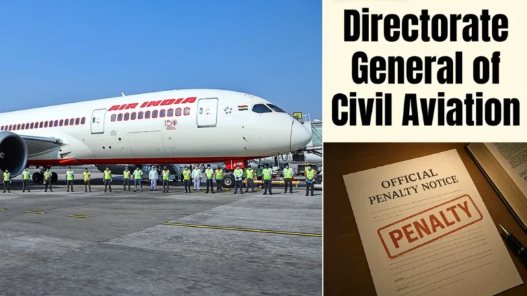 Articoli News - Home 12 An Air India Airbus A320 on the tarmac, representing the recent Air India safety fine over missing airworthiness documents.