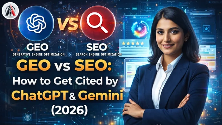 Articoli News - Home 5 An infographic illustrating the GEO vs SEO vs AEO marketing ecosystem, showing SEO as the foundation and GEO as the top-tier strategy for AI visibility.